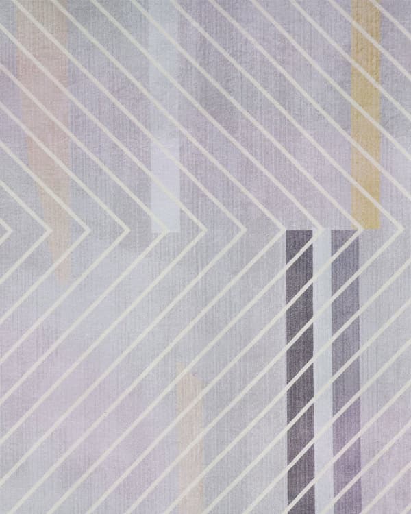 Matta Grå Polyester 80 x 150 cm Modern Abstrakt Mönster