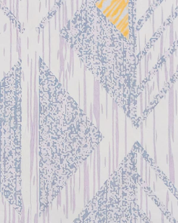 Matta Grå med Gul Polyester 140 x 200 cm Geometriskt Mönster