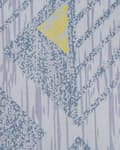 Miniatyrbild 5 av 5: Matta Grå med Gul Polyester 80 x 150 cm Geometriskt Mönster