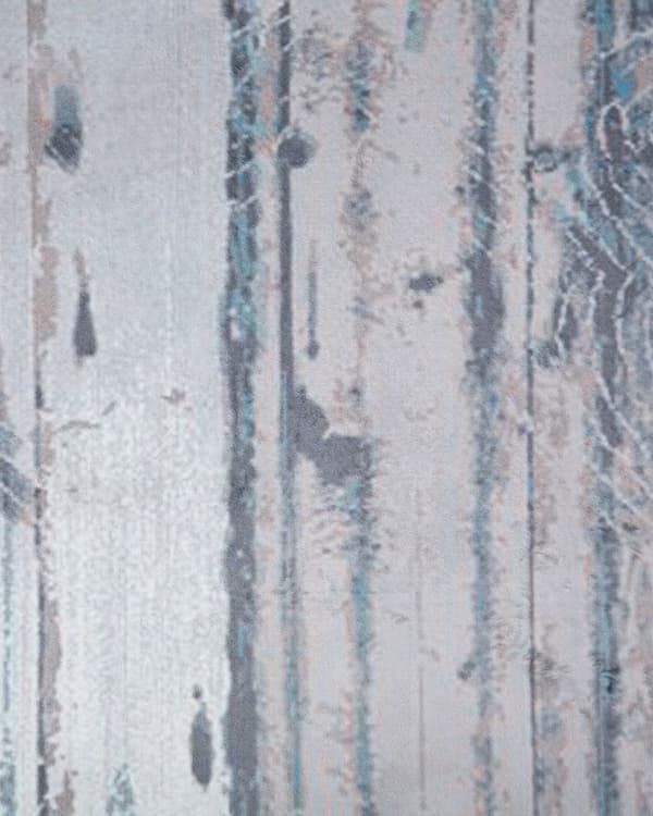 Matta Grå och Beige Polyester 80 x 150 cm Modern Abstrakt Mönster