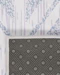 Miniatyrbillede 4 af 5: Gulvtæppe Grå Gul Polyester 140 x 200 cm Rektangulær Fladvævet Mønstret Diamant Løs Tæppe til Stue Sofa Spisebord Indretning Dekoration