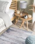 Pikkukuva 2 / 6: Matto beige harmaa polyesteri 80 x 150 cm liukumaton abstrakti kuvio lyhyt nukka moderni tyyli