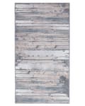 Pikkukuva 1 / 6: Matto beige harmaa polyesteri 80 x 150 cm liukumaton abstrakti kuvio lyhyt nukka moderni tyyli