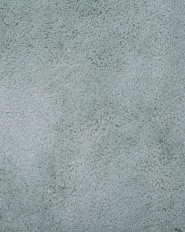 Gulvtæppe Grøn Polyester og Bomuld 80 x 150 cm Dekorativ Blød Fluffy Shaggy Uld Tæppe til Gulv Entré Indendørs Moderne Pigeværelse Stue