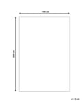 Pikkukuva 3 / 6: Matto punainen polyesteri 140 x 200 cm pörröinen tuftattu pitkä nukka suorakulmio moderni tyyli
