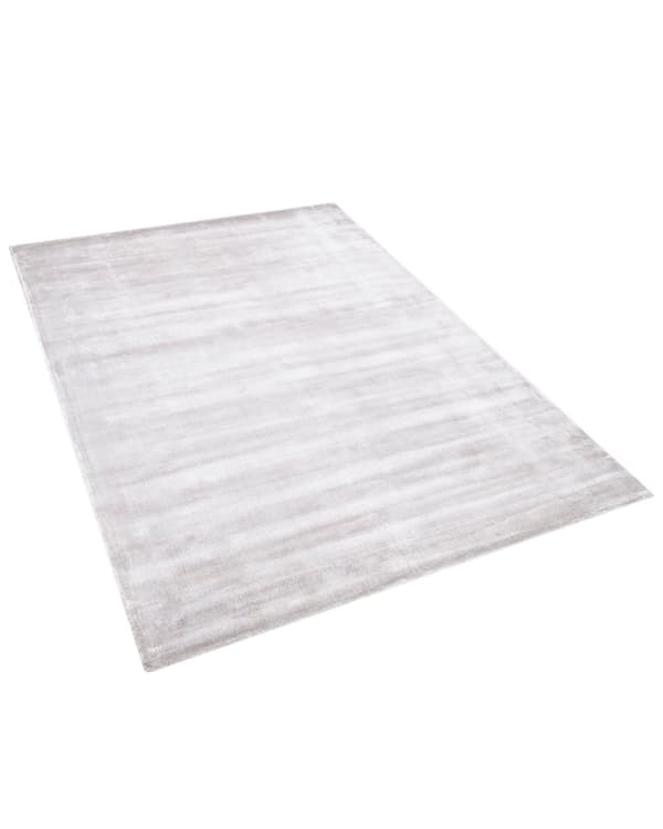 Matta Ljusgrå Viskos 140 x 200 cm Tuftas Kort lugg Modern