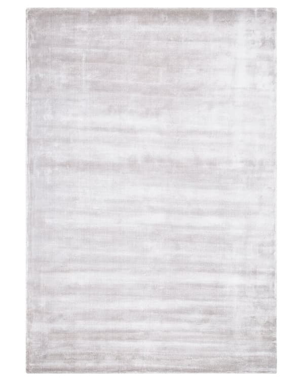 Matta Ljusgrå Viskos 140 x 200 cm Tuftas Kort lugg Modern