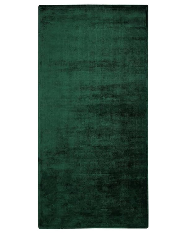 Matta Grön Viskos 80 x 150 cm Tuftad Modern