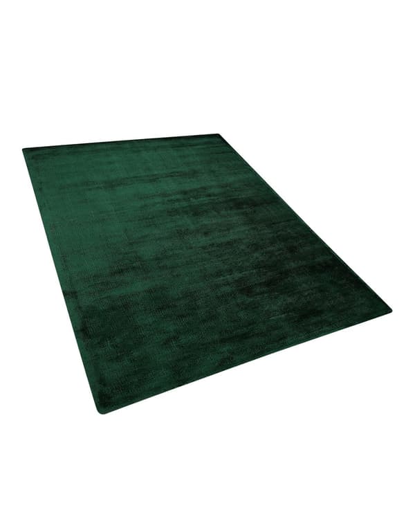 Matta Grön Viskos 140 x 200 cm Tuftad Kort lugg Modern