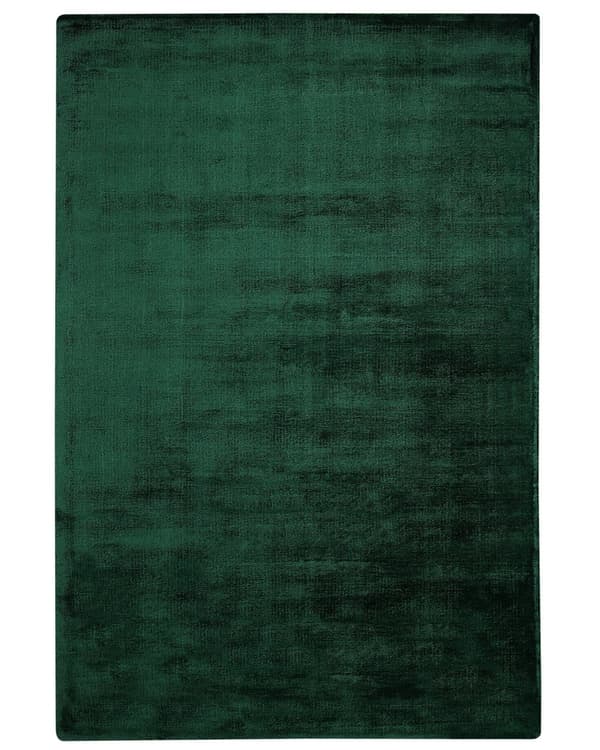 Matta Grön Viskos 140 x 200 cm Tuftad Kort lugg Modern