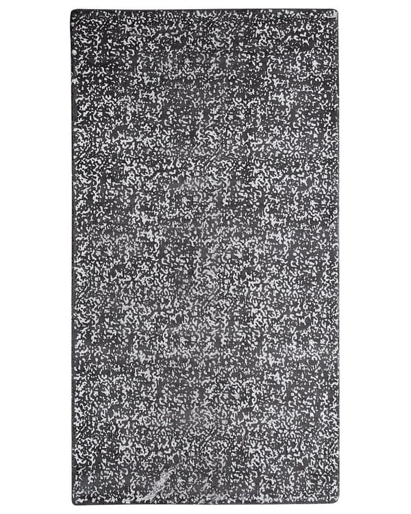 Matta Grå och Silver Viskos 80 x 150 cm Vardagsrum