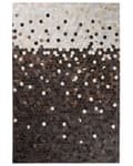 Pikkukuva 4 / 6: Matto beige ruskea lehmännahka 140 x 200 cm käsintehty geometrinen kuvio industriaalinen tyyli