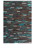 Pikkukuva 5 / 7: Matto ruskea sininen 160 x 230 cm nahka