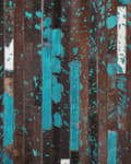 Pikkukuva 7 / 7: Matto ruskea sininen 160 x 230 cm nahka