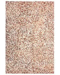 Pikkukuva 5 / 7: Matto ruskea beige lehmännahka 140 x 200 cm geometrinen tilkkukuvio käsintehty moderni tyyli