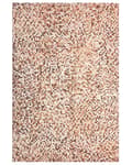 Pikkukuva 5 / 7: Matto ruskea beige lehmännahka 160 x 230 cm geometrinen tilkkukuvio käsintehty moderni tyyli