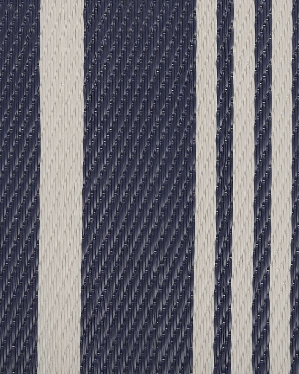 Inomhus Utomhus Matta 120 x 180 cm i Blå Färg av Syntetiskt Material med Geometriskt Mönster Miljövänlig i Minimalistisk Stil