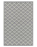 Miniatyrbild 1 av 6: Utomhus Matta Grå Syntetisk 120 x 180 cm Diamant Geometriskt Mönster Miljövänlig Modern Minimalist