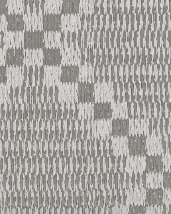Ulkomatto harmaa 60 x 105 cm geometrinen kuvio patio terassi sisäkäyttö olohuone