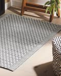 Pikkukuva 2 / 6: Ulkomatto harmaa synteettinen suorakulmio 60 x 90 cm kuvioitu parveke kalusteet