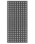Pikkukuva 1 / 6: Ulkomatto musta synteettinen 90 x 180 cm ympäristöystävällinen moderni minimalistinen tyyli