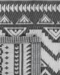 Pikkukuva 5 / 6: Ulkomatto musta synteettinen 120 x 180 cm ympäristöystävällinen skandinaavi moderni minimalistinen