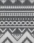 Pikkukuva 6 / 6: Ulkomatto musta synteettinen 120 x 180 cm ympäristöystävällinen skandinaavi moderni minimalistinen