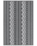 Pikkukuva 1 / 6: Ulkomatto musta synteettinen 120 x 180 cm ympäristöystävällinen skandinaavi moderni minimalistinen