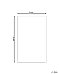 Pikkukuva 3 / 6: Ulkomatto laivastonsininen synteettinen suorakulmio 60 x 90 cm kuvioitu parveke kalusteet