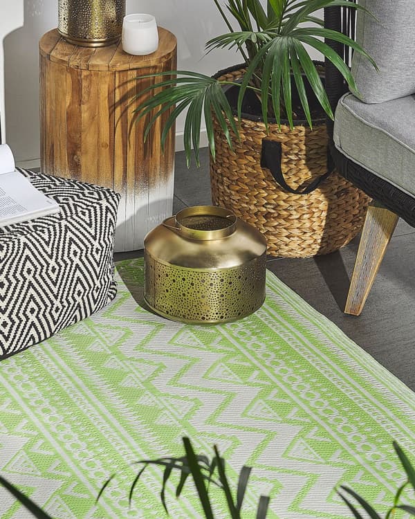 Utomhusmatta 120 x 180 cm av Syntetiskt Material Miljövänlig i Skandinavisk Minimalistisk Stil