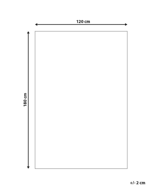 Utomhusmatta 120 x 180 cm Syntetisk i Svart Färg Miljövänlig i Skandinavisk och Minimalistisk Stil