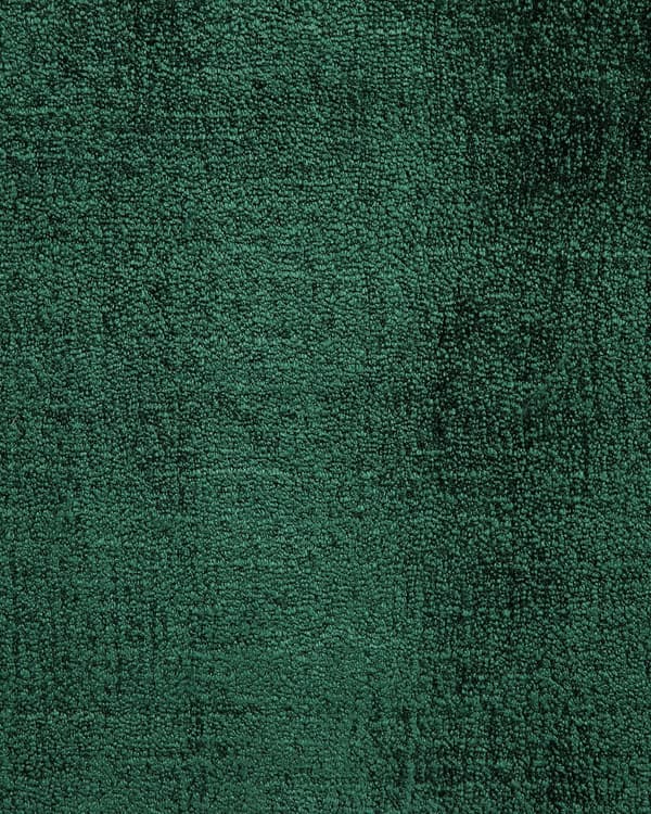 Gulvtæppe Mørkegrøn Viskose Bomuld 160 x 230 cm Dekorativ Løs Rektangulær Håndtuftet Fladvævet Uldtæppe Moderne Stue Spisebord Børneværelse