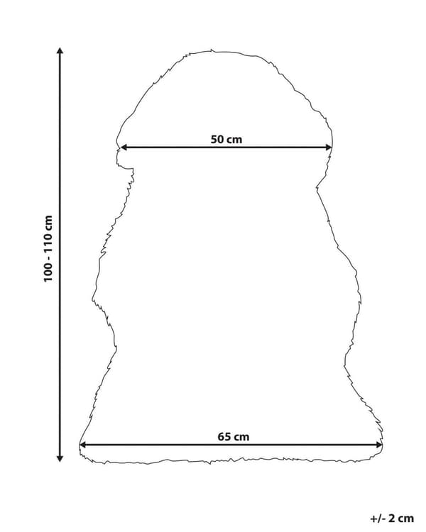 Mørkegråt tæppe fåreskind 65 x 110 cm blødt sengetæppe stue soveværelse dekoration blødt