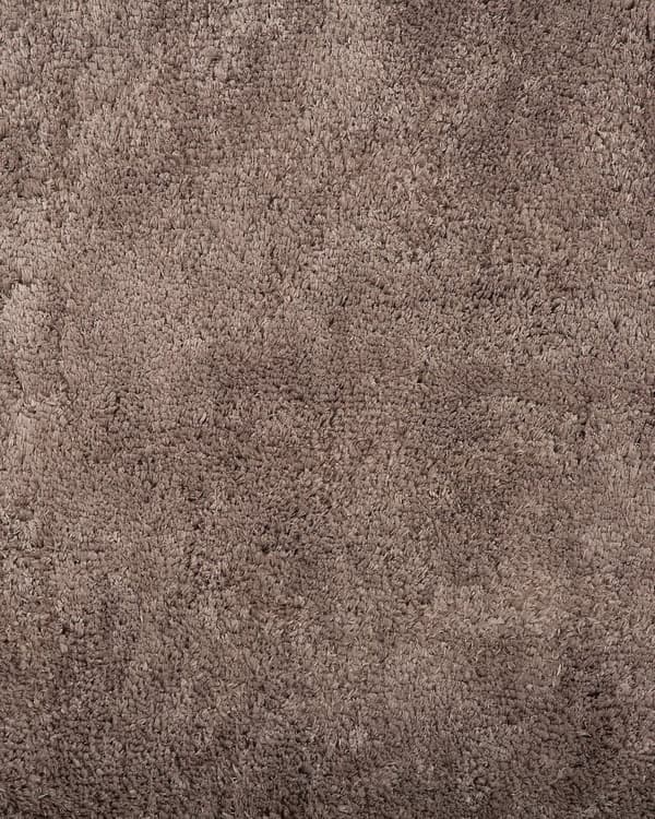 Gulvtæppe Brun Polyester og Bomuld 200 x 200 cm Kæmpe Blød Fluffy Shaggy Uld Tæppe til Gulv Entré Stue Sofabord Spisebord Moderne Pigeværelse