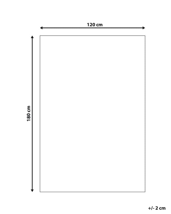 Udendørs Tæppe Mørkegrøn 120 x 180 cm Palmeblade Plantemotiv Altan Terrasse