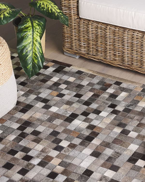 Tæppe Flerfarvet Patchwork 160 x 230 cm Geometrisk Mønster Moderne Stil