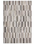 Miniatyrbillede 4 af 6: Rektangulært Tæppe Beige og Brunt Læder 160 x 230 cm Patchwork Retro Stil