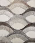 Pikkukuva 5 / 6: Matto lehmännahka ruskea/beige 140 x 200 cm nahka tilkku kuvio retro-tyyli