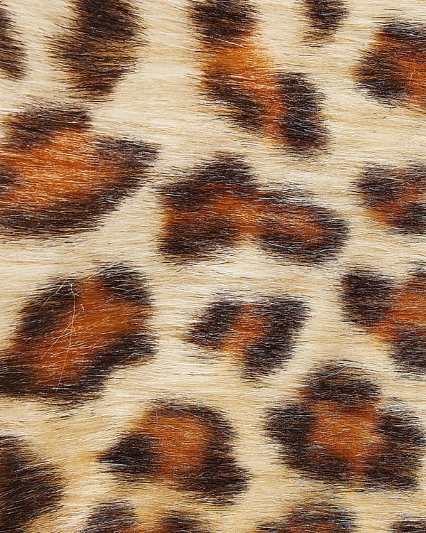Leopard Tryck Matta Fuskpäls Vardagsrum Sovrum Samtida