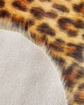 Miniatyrbild 5 av 5: Leopard Tryck Matta Fuskpäls Vardagsrum Sovrum Samtida