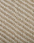 Miniatyrbild 6 av 6: Löparmatta Beige Jute och Bomull 50 x 80 cm Liten Handvävd Boho Hall Sovrum