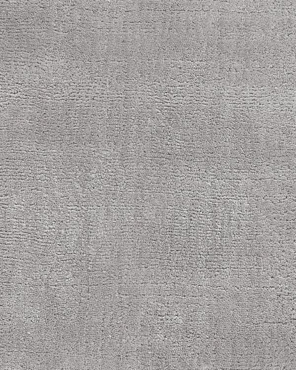 Matta Ljusgrå Viskos 200 x 300 cm Handgjord Kort Lugg Modern