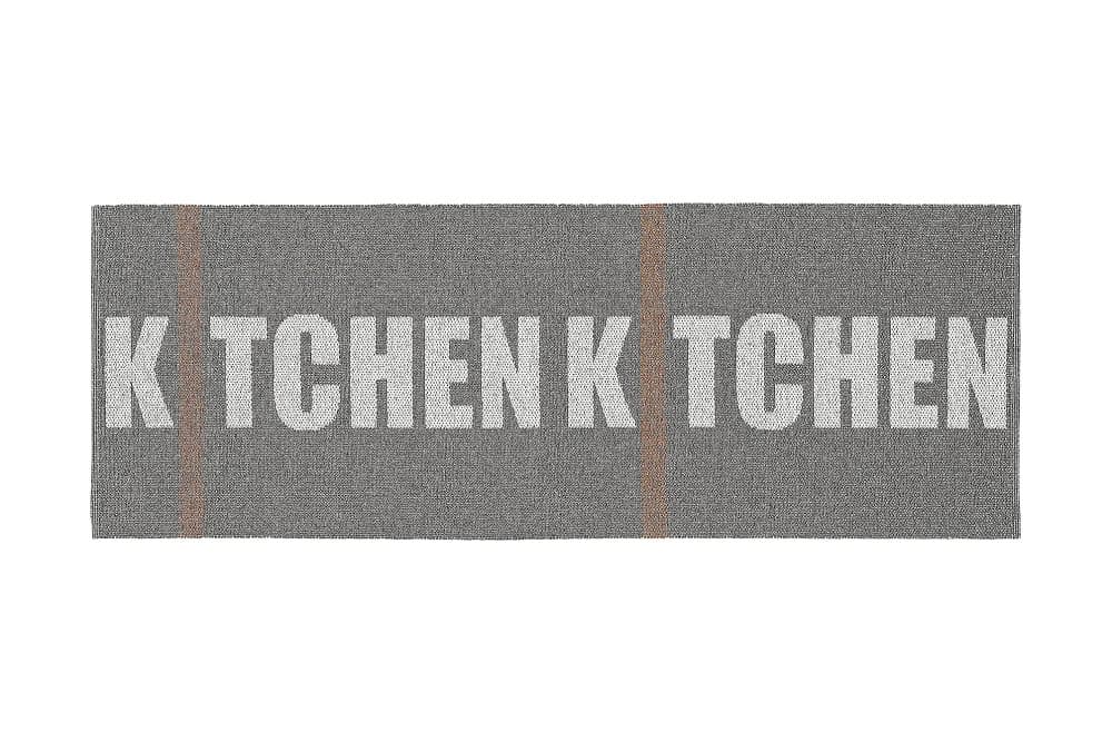 KITCHEN Plastmatta 70x350 Vändbar PVC Grå