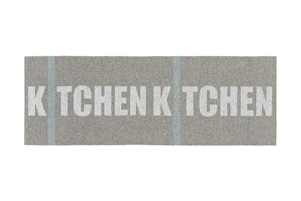 KITCHEN Plastmatta 70x100 Vändbar PVC Beige