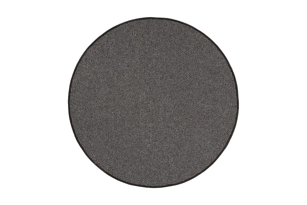 ALKMENA Matta 160 Rund Flatvävd Antracit