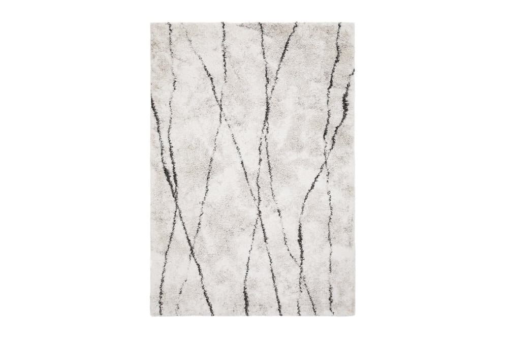 VENEDIG Matta 160x230 cm Vit/Antracit