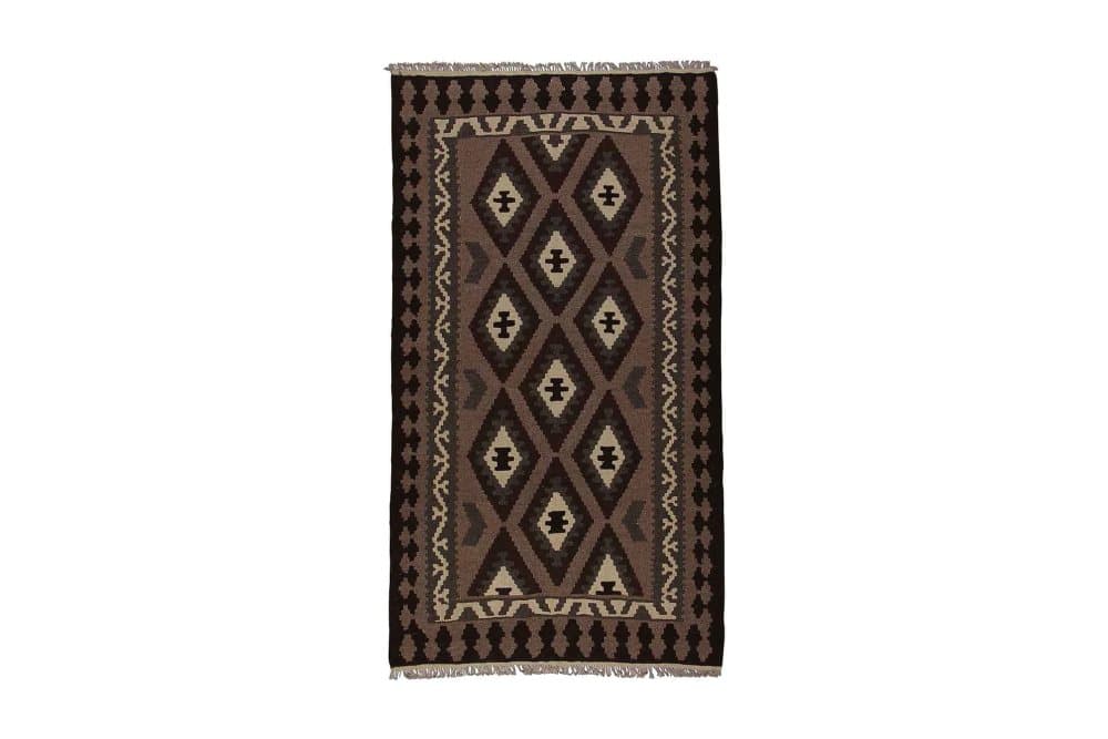 Handknuten Persisk Matta 103x187 cm Kelim Beige/Brun