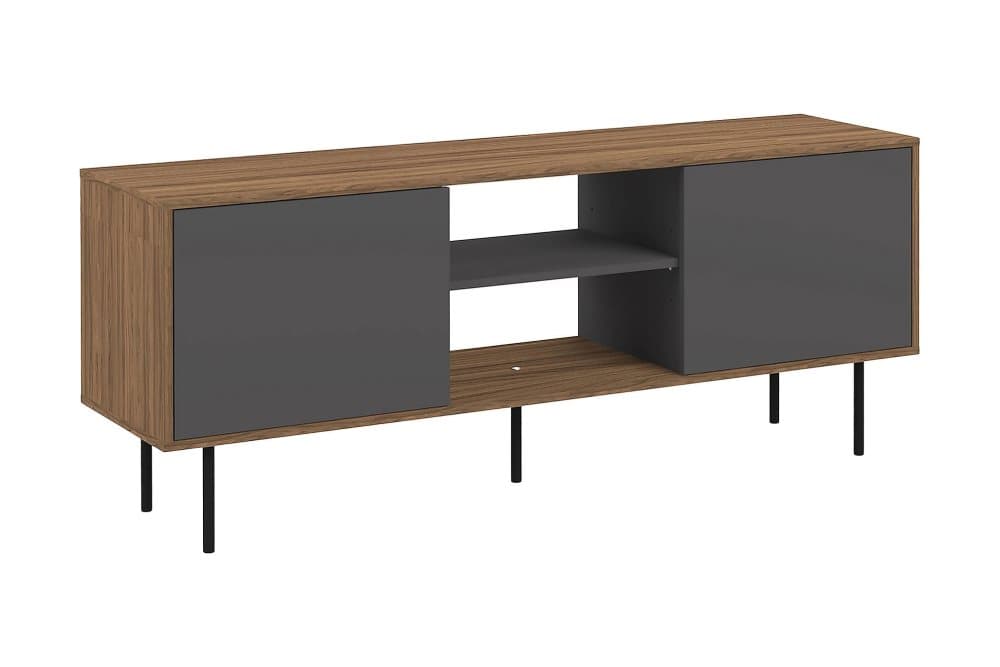 AUGUSTUS TV-Bänk 151 Brun/Grå