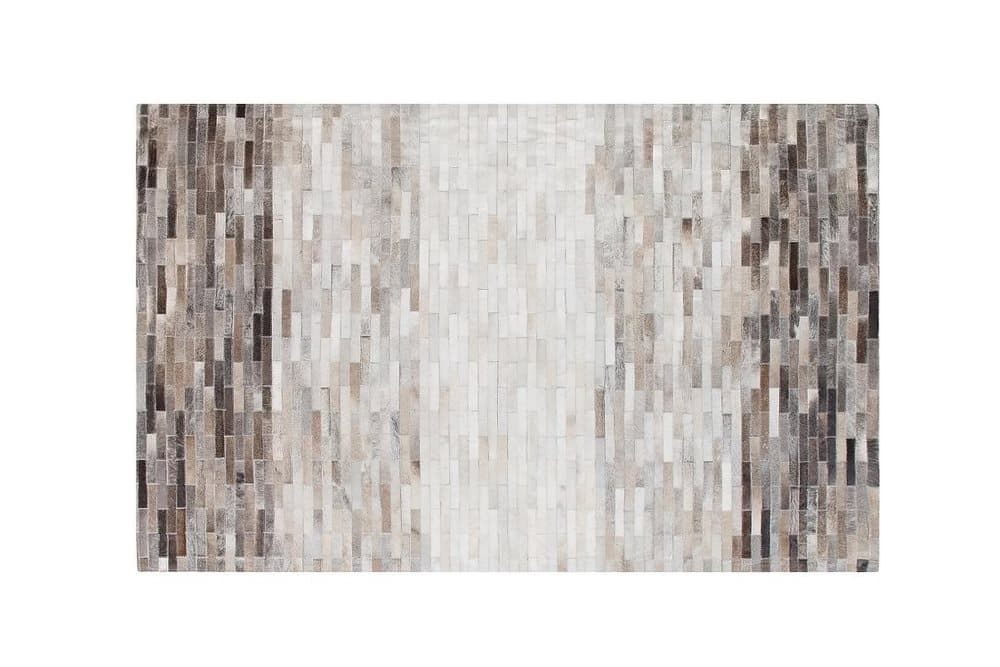 GWYNAN Matta 140x200 cm Läder Brun
