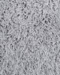 Miniatyrbillede 5 af 6: Shaggy lysegrå tæppe 160 x 230 cm fluffy uldet